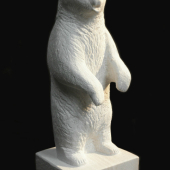Bär aus Crevola Spaltmarmor