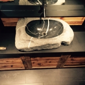 Kieselkalk Waschbecken 2